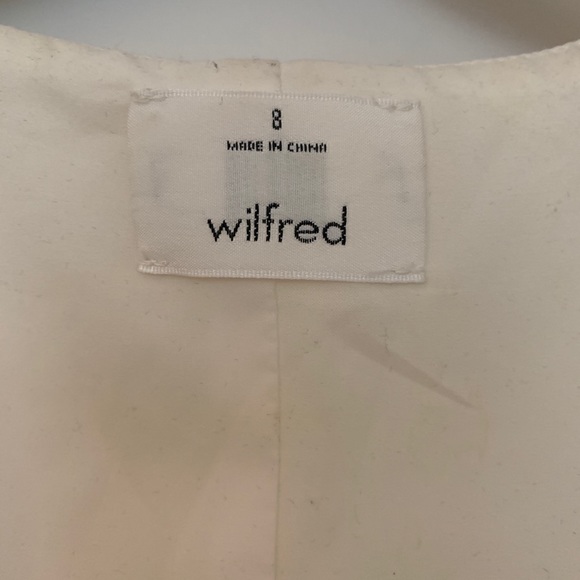 Wilfred Ecru Dress Wrap Style Dress - Picture 3 of 8